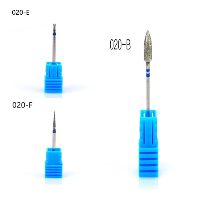 3 шт./упак. 6 видов Сталь фрез для маникюра/педикюра для электрическая машинка для маникюра, аксессуары для полировки 3/32 ''-вольфрамовый бор для дизайна ногтей инструменты