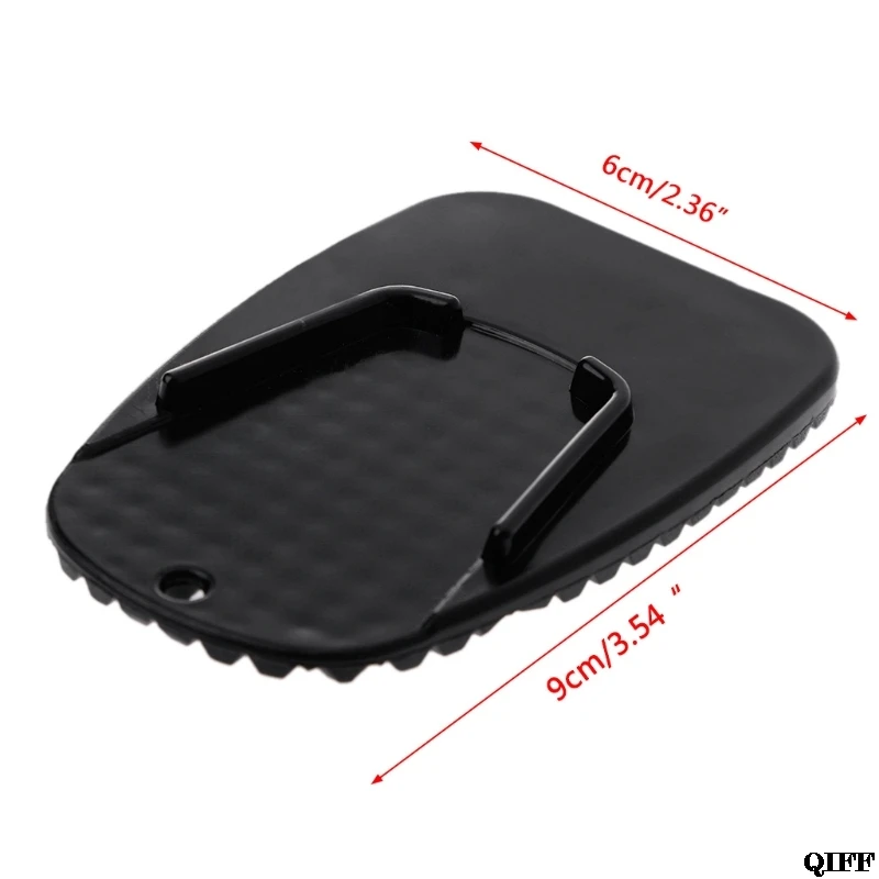 Motorcycle Bike Kickstand Side Kick Stand Pad Plate Base For Yamaha Honda Harley May06
