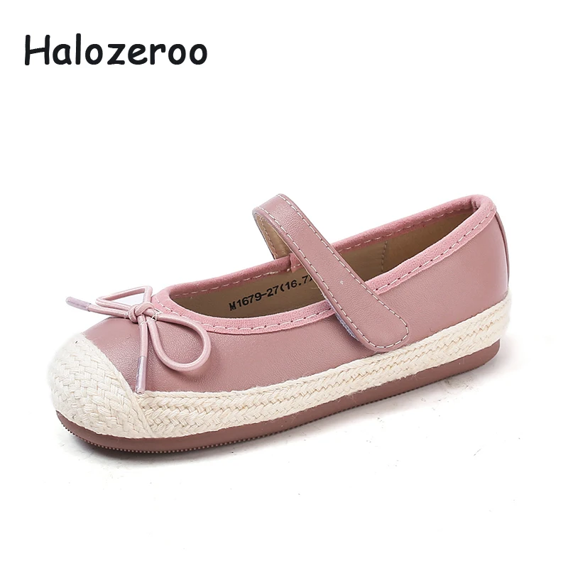 

Spring New 2019 Baby Girls Bow Shoes Children White Espadrilles Kids Fashion Shoes Brand Princess Shoes Sweet Flats Mary Jane