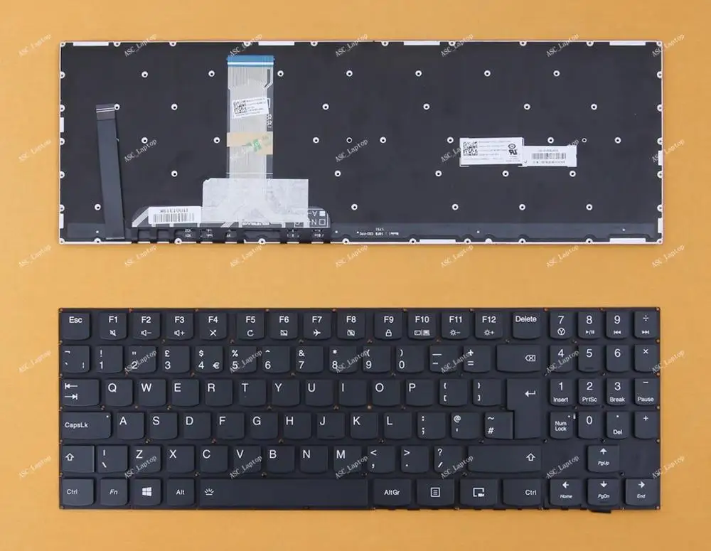 Новая британская английская QWERTY клавиатура для ноутбука Lenovo Legion Y720 Y720-15IKB полная