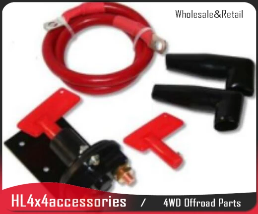 Us 30 79 Electric Winch Battery Isolation Switch Set With Cable And Protector Winch Battery Power Cut Off Switch Kit Battery Isolator 4wd Battery