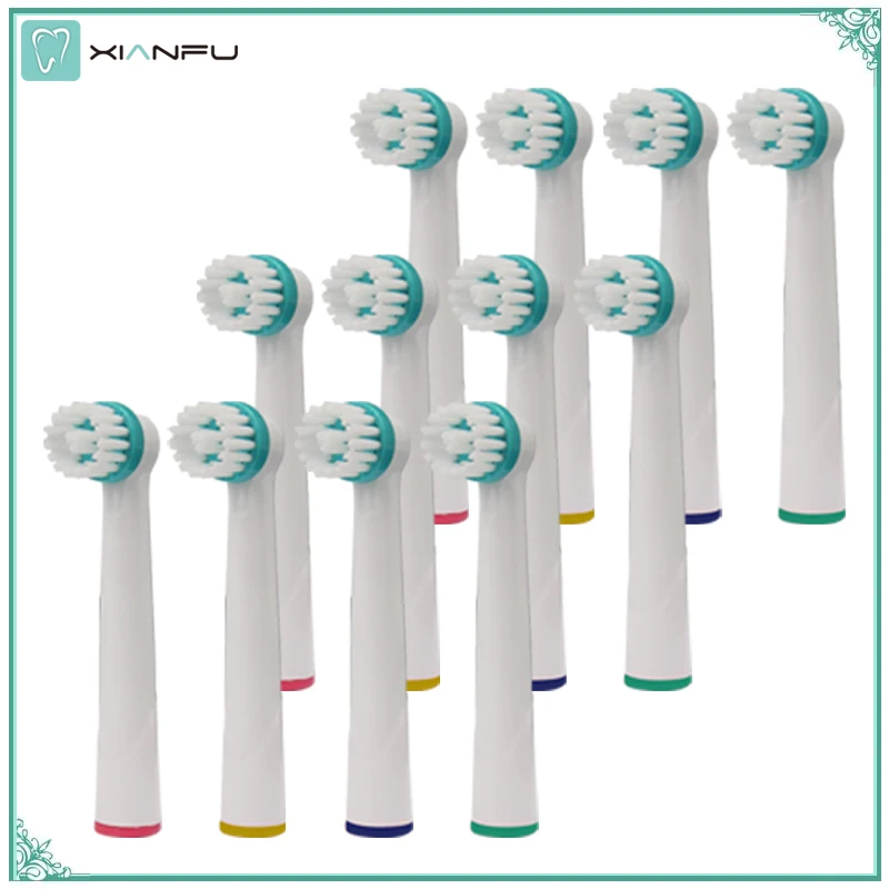 12PCS Generic brush head for Oral-B Professional Ortho Brush Head Power Tip Brush Kit Replacement Electric Toothbrush Heads