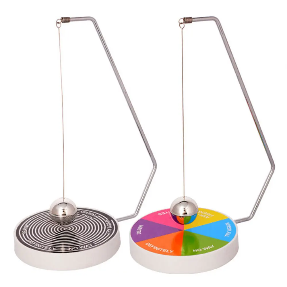 

Fate Ball Magnetic Decision Maker Determine Your Fate Ball Swing Pendulum Office Desk Toy Metal Swing Pendulum Playful