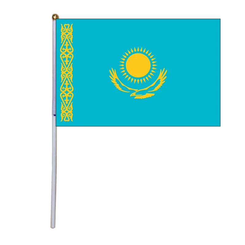 Какой флаг у казахстана