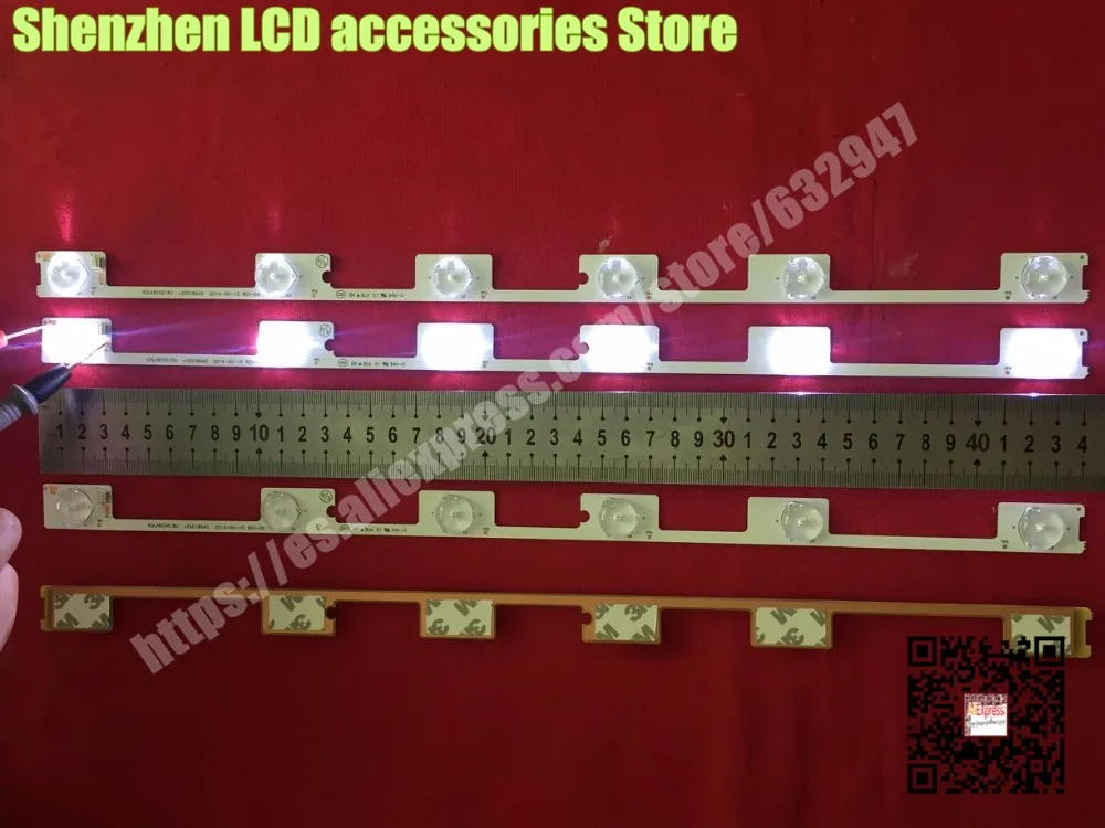 100 шт./лот для 6v LED бар ТВ подсветка полосы Konka KDL48JT618A KDL48SS618U 35018539 6LED 442 мм 48