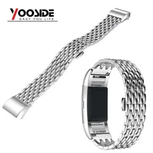 Изготовленный на заказ металлический браслет из нержавеющей стали сменный Браслет для Charge 2 ремешки для часов с инструментом для удаления