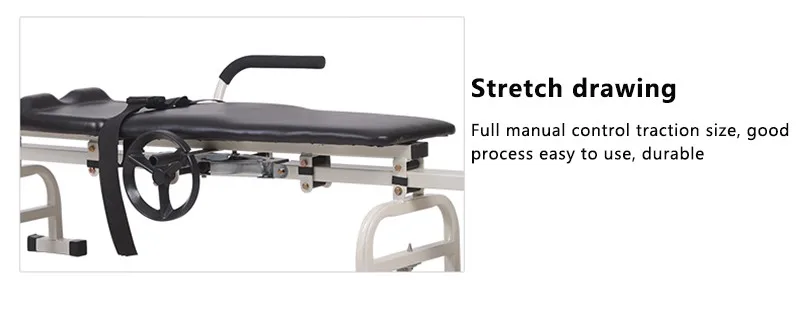 New Therapy Massage Bed Table Cervical Lumbar Traction Bed Traction Bed Body Stretch Spine Ankle Vertebra Fatigue Minor Injurie