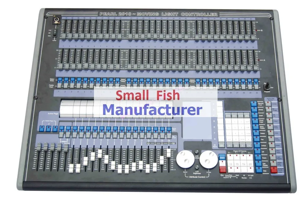 Бесплатная доставка DMX компьютер контроллер жемчужина 2010 DMX консоли Профессиональный Номинальный DJ оборудование для сценического