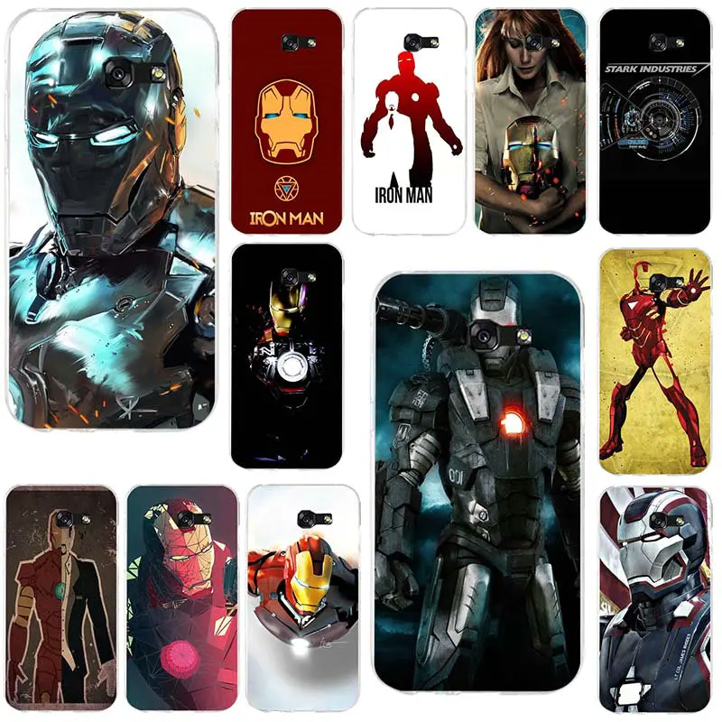 Iron Man Marvel Avengers Phone Case Slim Soft TPU for Samsung Galaxy S2 S3 S4 S5 Mini S6 S7 S8 S9 S10 Edge Plus Lite Note 5 8 |