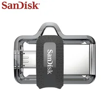 Sandisk Pendrive OTG Micro Usb 32GB U Disk DUAL DRIVE 16GB USB Flash Drive 128GB Memory Stick USB 3.1 64GB High Quality