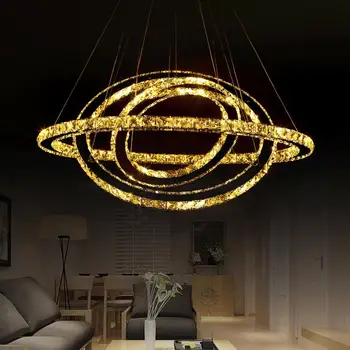 

Modern LED Crystal Chandelier nordic bedroom lighting fixtures living room suspended lamps dining room hanging lights