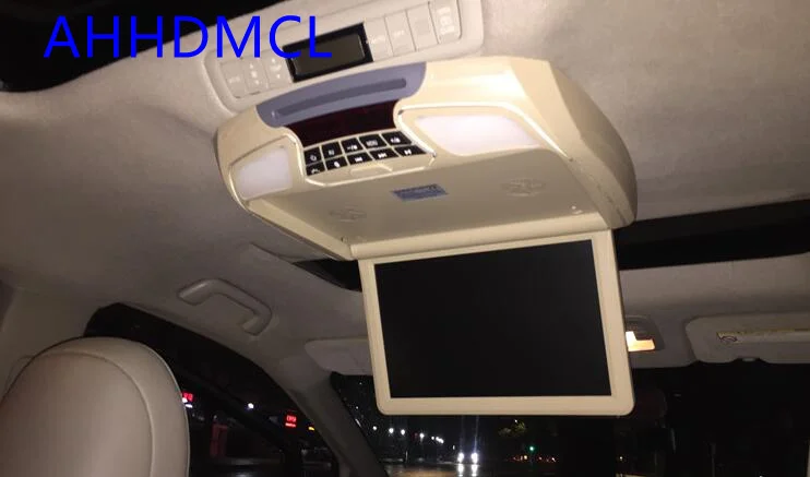 12," Автомобильный откидной монитор с креплением на крышу, dvd-плеер, USB, SD, HDMI, 1080 P, MP5