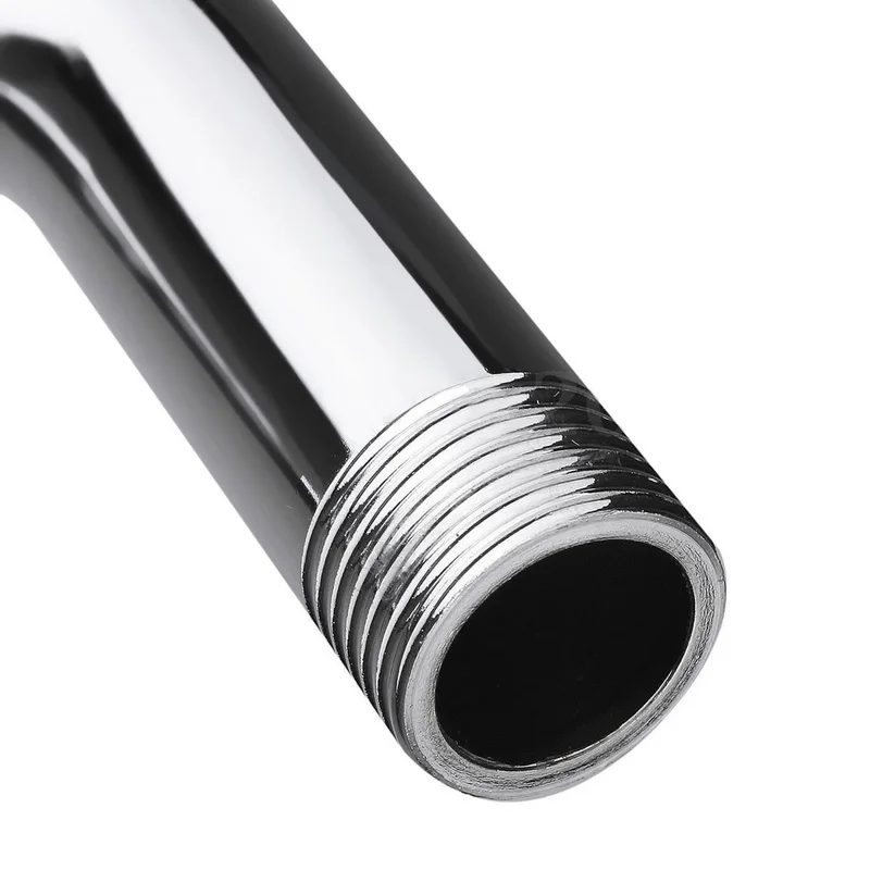 24" Stainless Steel Shower Arm Wall Mounted Tube Rain Shower Head Fixed Pipe Shower Arm Bracket Bathroom Accessories Mayitr