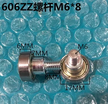 

M6X8 Diameter:17mm 606ZZ Bearing Pulley Metal Small Pulley Guide Roller