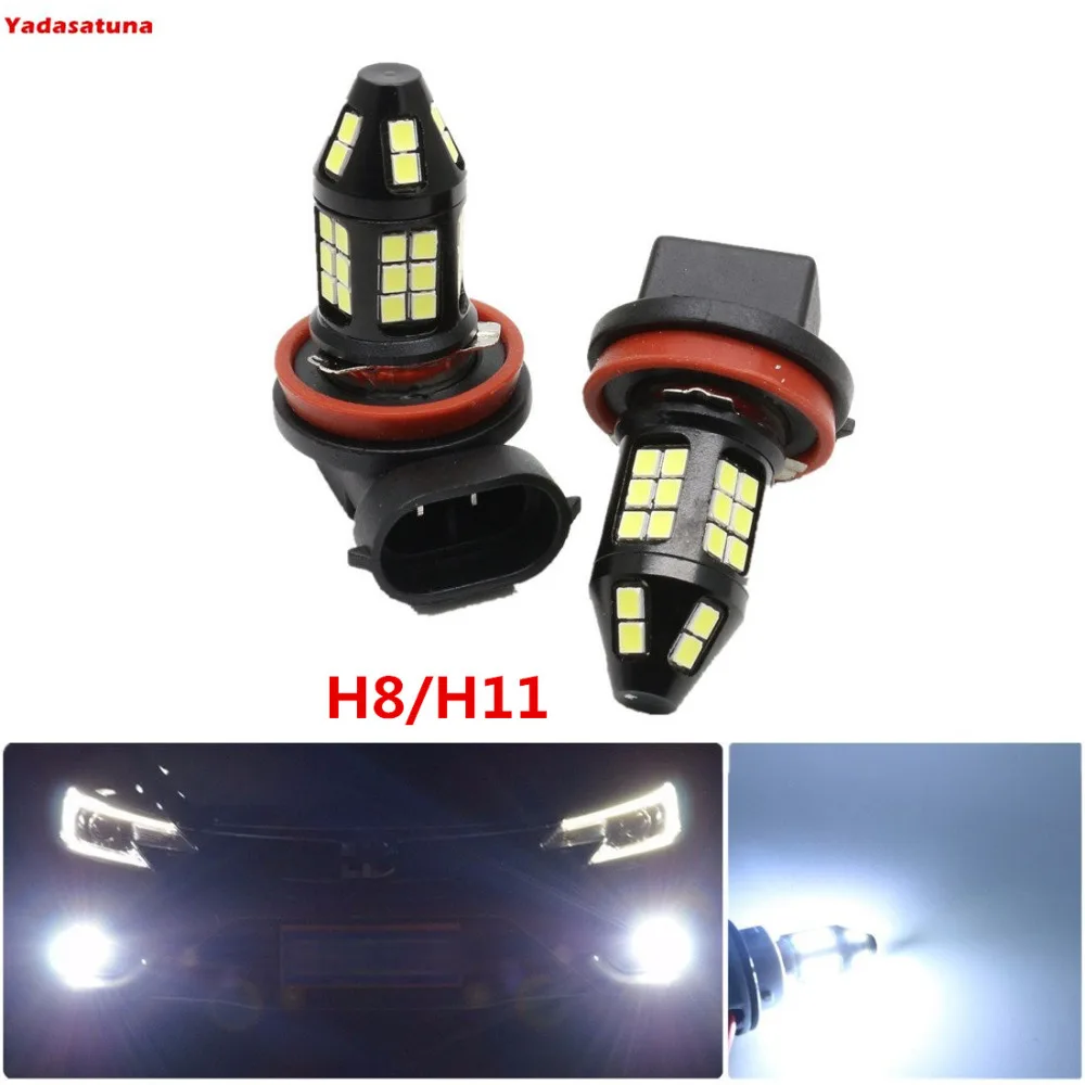 

2PC Super White H8/H11LL/H8LL 3030 40W Headlamp Automotive 40 LED Ultra-Bright Fog Lamp Bulb for DRL or Fog Lights Fits H16 type