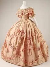 from the Met Museum and dates to around 1861 Medieval Clothing Victorian dress satin dress