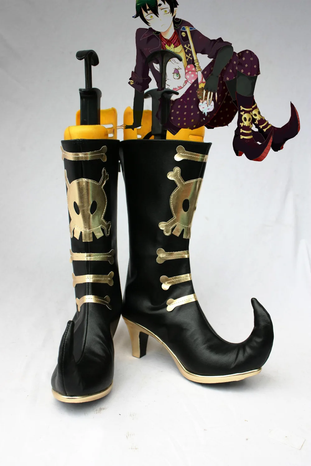 Сапоги аниме Ao no Exorcist синие для косплея|boots boots|boots cosplayboots blue |