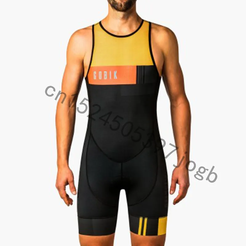 

NEW Ropa Ciclismo 2019 summer pro team GOBIK sleeveless cycling skinsuit mtb bike Quick Dry cycle vest set Bicycle bib shorts