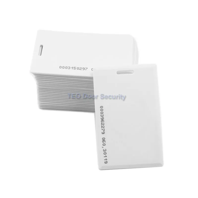 Proximity ID Smart Time Attendance Card RFID Card Tag 1.2mm Thin For Access Control System Door Control Entry Access EM card