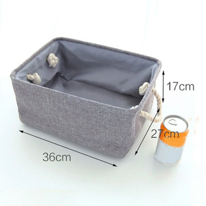 1 قطعة رمادي المنزل سلة التخزين الملابس المنظم تعوق حامل قماش حقيبة الغسيل