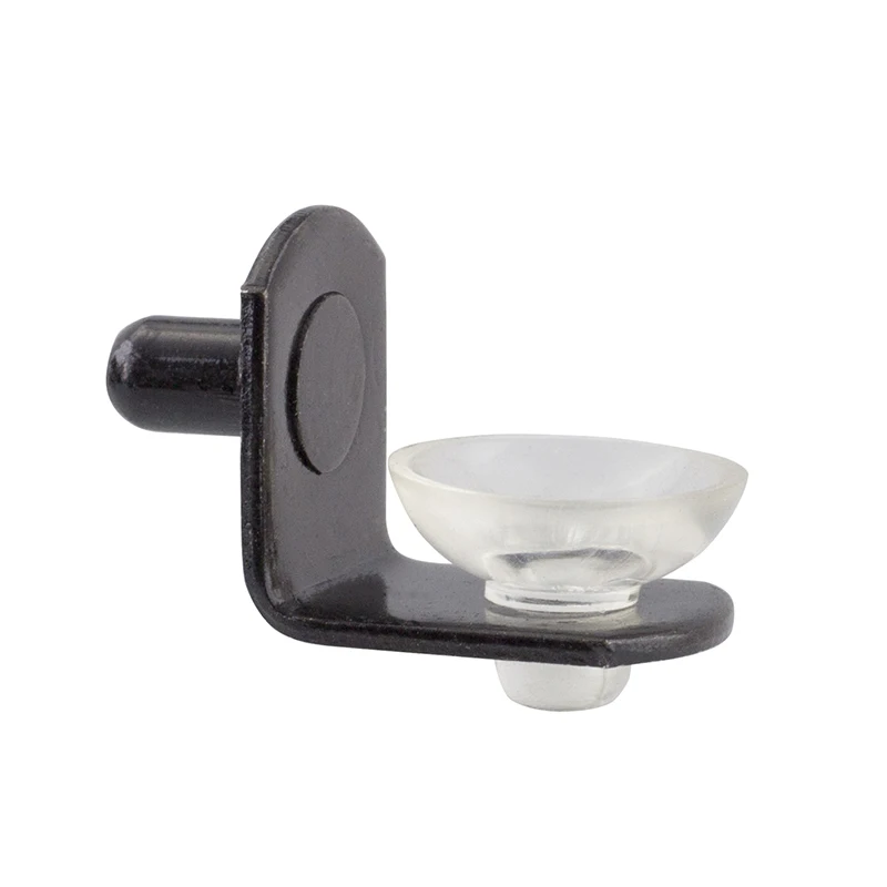 조절 가능한 직경 5, 6, 8mm 선반 지지대, 철 소재, 니켈, 청동, 검정 색상 옵션, 실리콘 컵 패드가 있는 금속 선반 핀