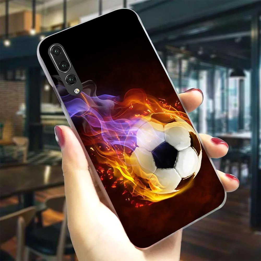 Чехол для телефона Huawei Mate 20 Lite Fire чехол футбольного мяча P9 Mini P10 30 Pro P Smart 10