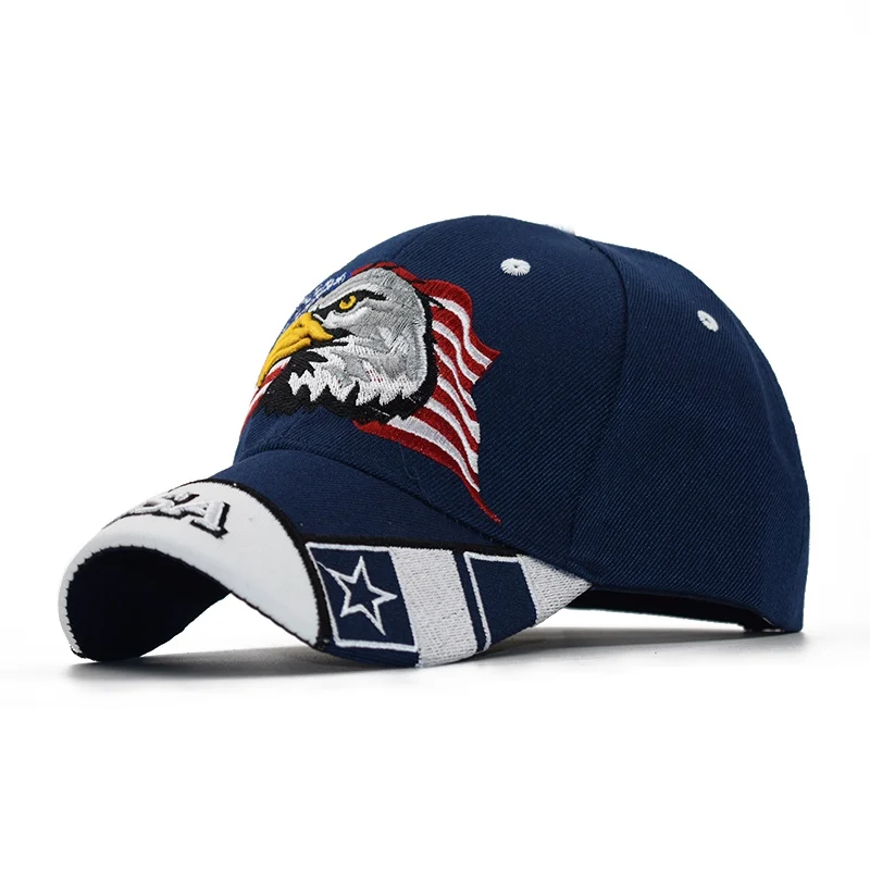 LADUNDI Новая мужская бейсбольная кепка с орлом, американский флаг, вышитая бейсболка для папы, мужские летние повседневные буквы, тактический в стиле армии США, Hi - Цвет: 03