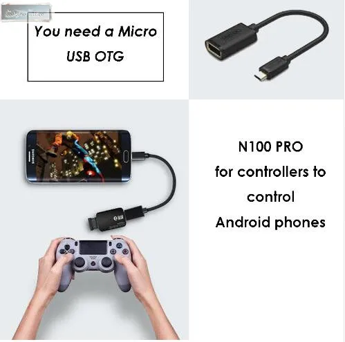 Конвертер USB Coov N100 PRO для PS4/Xbox One/Xbox 360 адаптер проводного геймпада Nintendo Switch