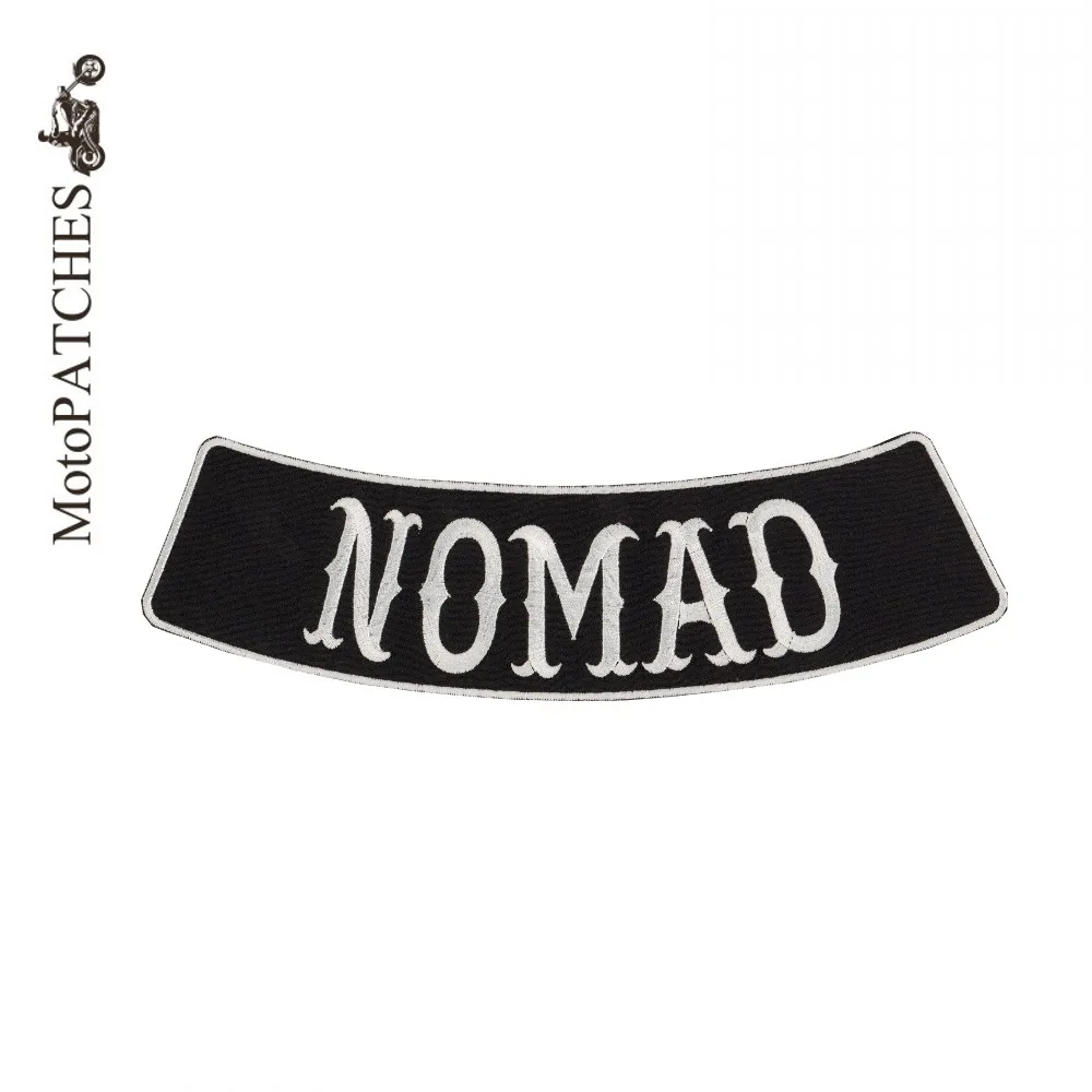 

MotoPATCHES NOMAD Motorcycle Biker Patches Embroidered Iron On Patches For Clothing Jacket DIY Accessory