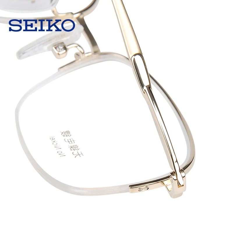 SEIKO титановые оптические очки, оправа для мужчин, синий светильник, блокирующая близорукость, очки для мужчин, титановая оправа для очков HT01034