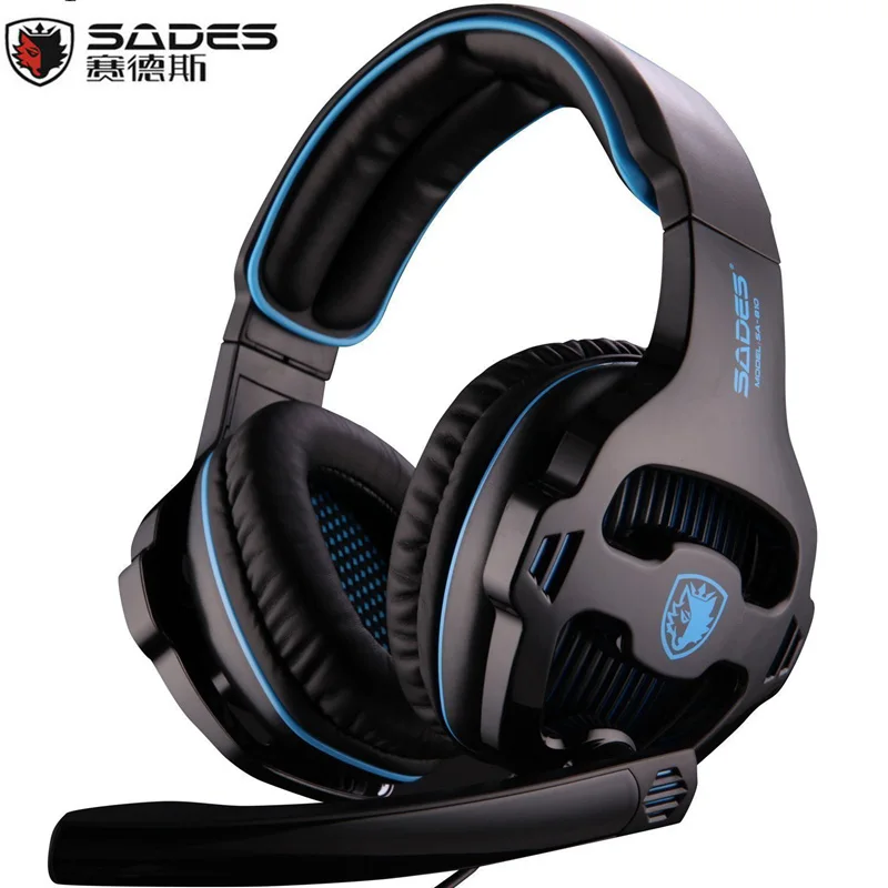 SADES SA810 игровая гарнитура для Xbox PS4 наушники с басами ПК игровые шумоизоляцией