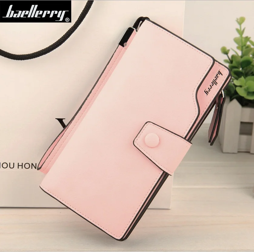 Baellerry Marca Billetera Mujeres Cartera De Cuero De Calidad Superior 