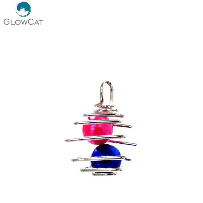 K552 5 шт./лот Серебряный Железный 32 мм квадратные спиральные шарики Клетка