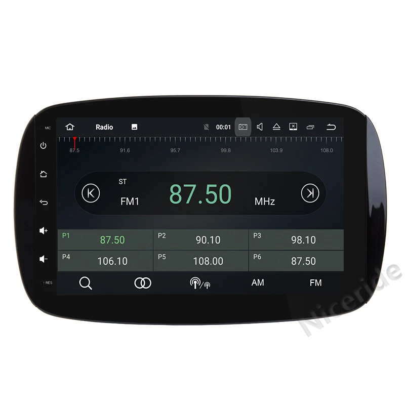 Best Android 8.0 Car Multmedia DVD player GPS autoradio for Mercedes Benz Smart Fortwo 2016 2017 2018 Radio stereo GPS Navi wifi BT 2
