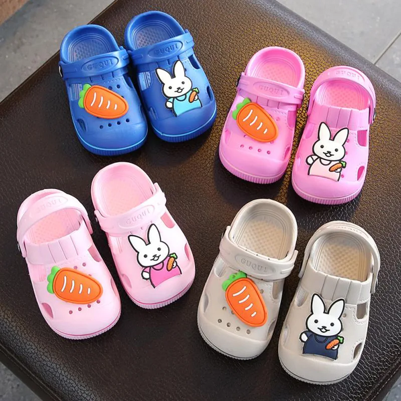 

Summer Fashion Children's Cartoon Cave Shoes Boys and Girls Slippers Kids Unisex Baby Slippers Beach Flip Flops Kids