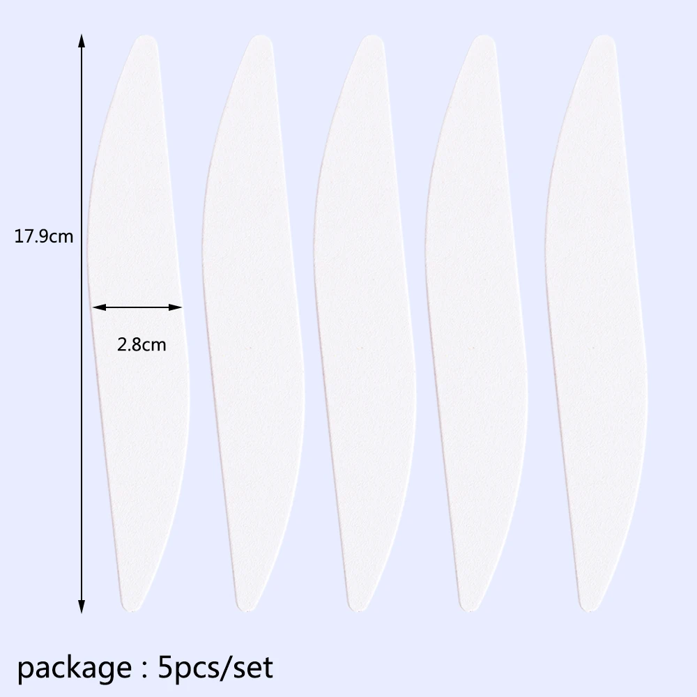 5 шт. пилочки для ногтей шлифовальный буферный блок белая луна 100/180 УФ-гель для дизайна ногтей Красота Полировка Советы Маникюр Педикюр Инструменты LAA25