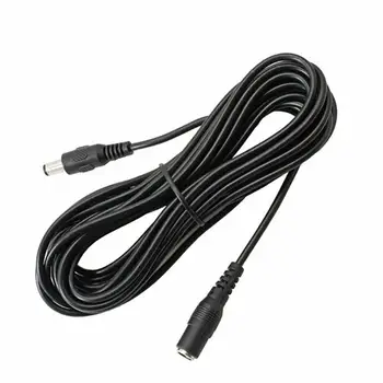 

Pure Copper 0.75 Squared Thick 12V Power Extension Cord Dc5.5*2.1 Male To Female Monitoring 10A Black