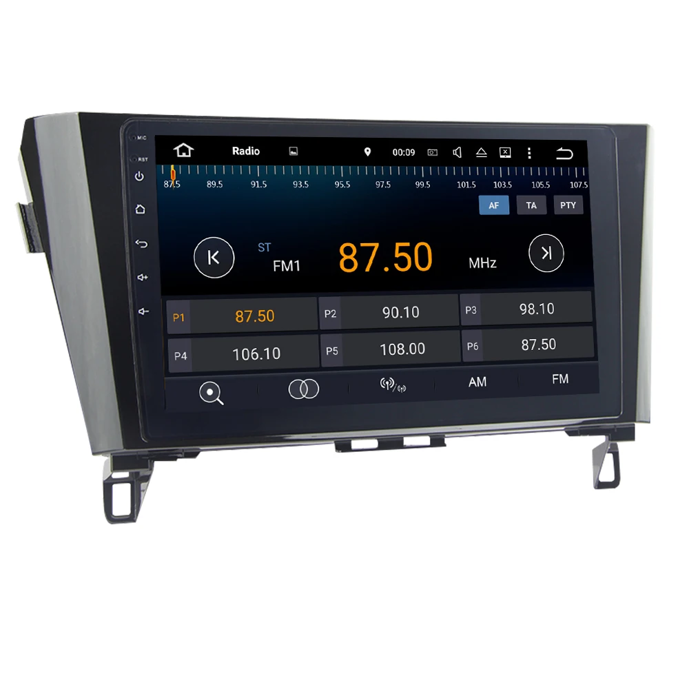 Best Eunavi 10.2" Android 9.0 Car GPS Radio Player for Nissan X-Trail Qashqail 2014-2017 with Octa Core 4GB+32GB Stereo Multimedia 3