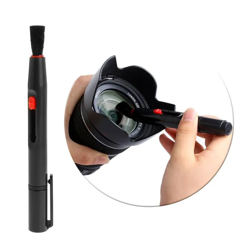 

3 in 1 Dust Cleaner Lens Cleaning Pen Brush Air Blower Wipes Clean Cloth Tool Accessories Kit Photo Video Camera