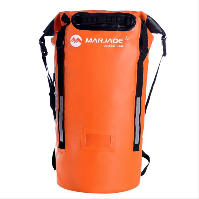 MARJAQE 40L водонепроницаемый плавательный мешок профессиональный открытый кемпинг сухой мешок буй Mochila треккинг хранения водонепроницаемый рюкзак