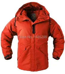 Новый "SouthPlay" Мужской "Красный цвет" непромокаемая верхняя одежда капюшон двойной закрытый согревающий жакет
