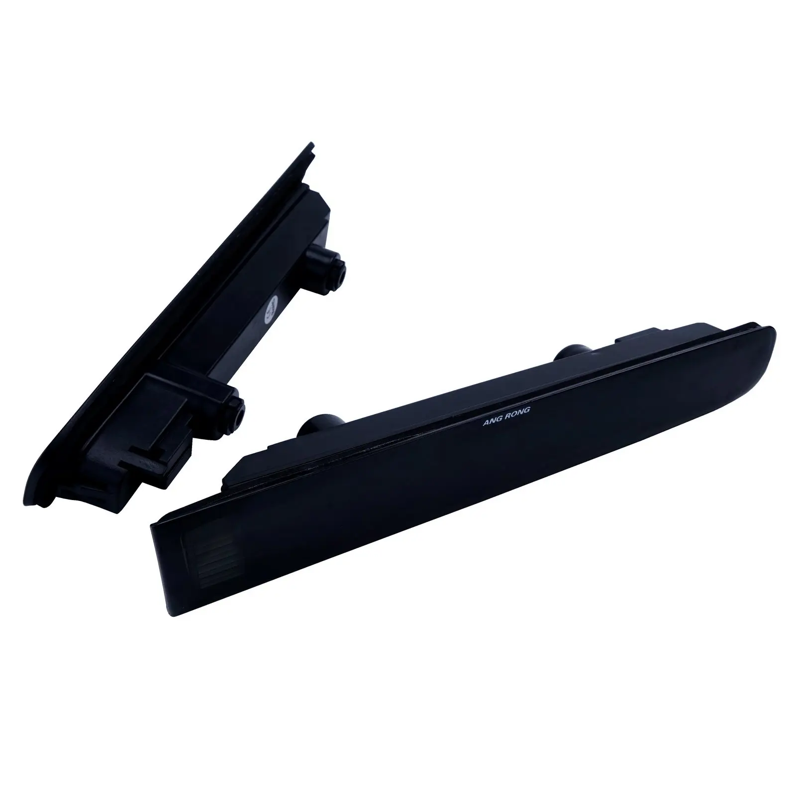 Top For VW T5 Transporter Barn Door Red LED High Level Brake Stop Light Black Lens L+R 10