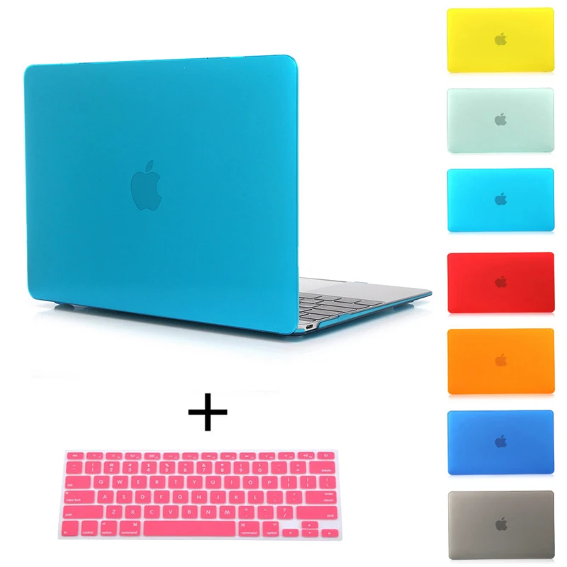  2016 Newest Matte Rubberized Hard Case Cover For Macbook Pro 13 15 Retina Air 11 13+ Keyboard Cover Macbook Air Laptop Shell 