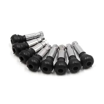 

uxcell 8Pcs Metal Rubber Wheel Tyre Tubeless Tire Valve Stem Dust Cap for Car