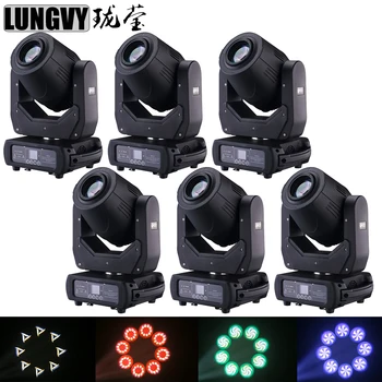 

Free Shipping 6pcs/lot 150W With Led Round 24x0.5W RGB 3In1 LED Bar Beam DMX512 Moving Head Light For Bands DJ Nightclub LED bar