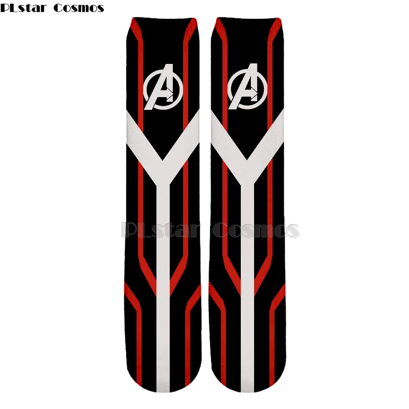 

Plstar Cosmos 2019Movie Marvel Avengers 4 Ant-Man New Style 3d Print Men Women Funny sock 3D High Socks Men Women high quality