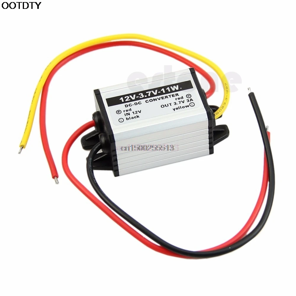 

Waterproof DC to DC buck Converter 12V to 3.7V 11W Power Supply Module