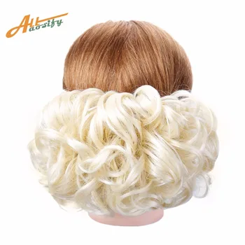 

Allaosify Synthetic Hair Big Bun Chignon Elastic Comb Clips in Hair Extension Hairpiece Accessories Multiple colors