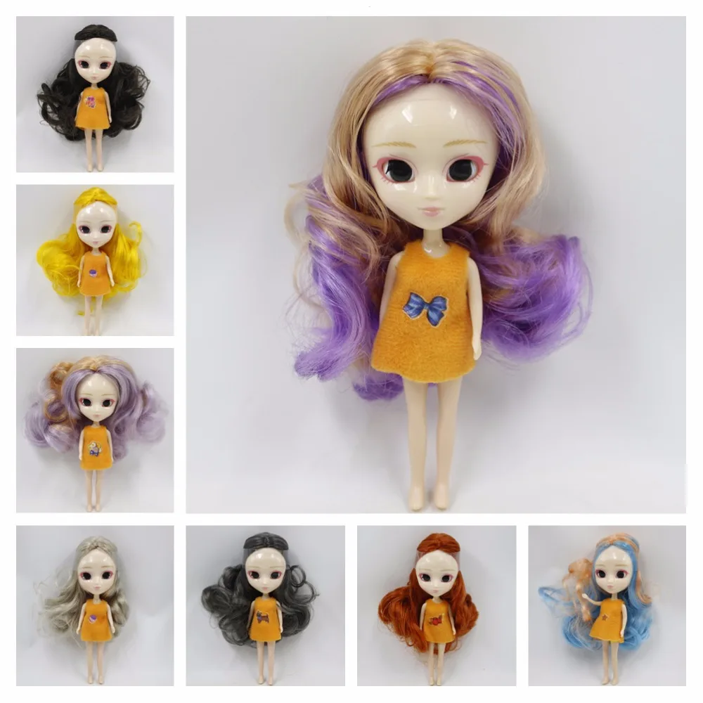 

ICY Nude Mini Pullip Doll many kinds of hair colors,clothes random BJD