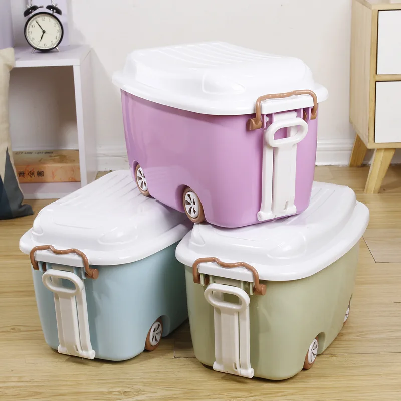 

Children's Toy Storage Box Plastic Clothes Storage Box Car Storage Bins